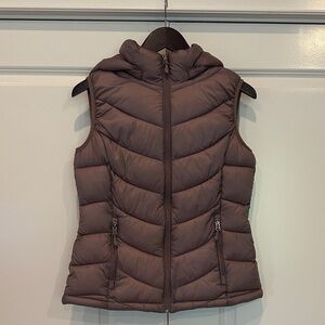 Charter Club Hooded Puffer Vest Fig small
